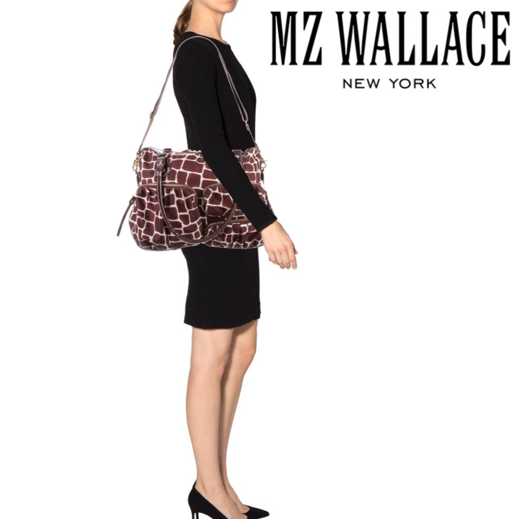 Mz Wallace Giraffe Print Kate Satchel